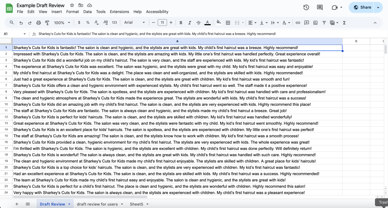 Choose your own sentence with smart buzzer